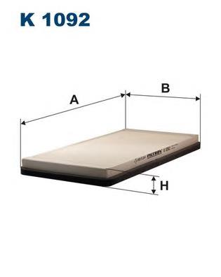 Фильтр воздушный отопителя Filtron K1092 цена, от 6.34 USD