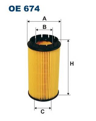 Фильтр масла Filtron OE674