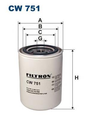 CW 751 Filtron filtro do sistema de esfriamento