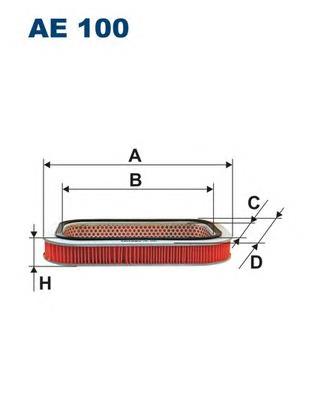 AE100 Filtron Воздушный фильтр двигателя
