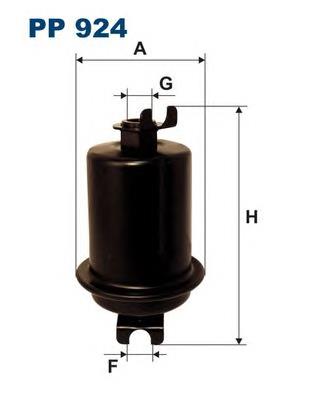 Топливный фильтр PP924 Filtron