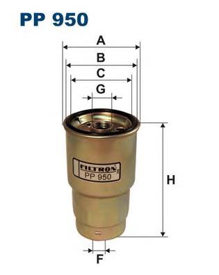PP950 Filtron filtro de combustível