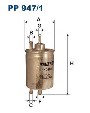 Топливный фильтр PP9471 Filtron