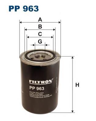 Фильтр тонкой очистки топлива Filtron PP963 цена, от 8.81 USD
