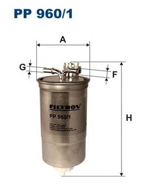 PP9601 Filtron filtro de combustível