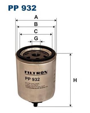 PP932 Filtron filtro de combustível