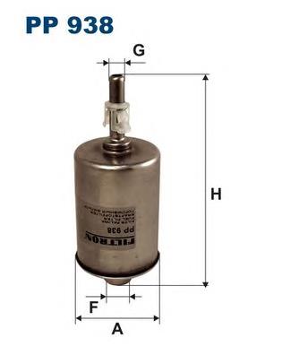 Топливный фильтр PP938 Filtron