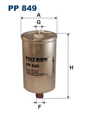 PP849 Filtron filtro de combustível