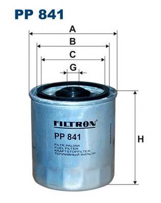 PP841 Filtron filtro de combustível