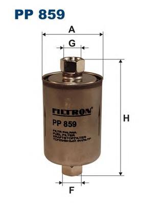 Фильтр тонкой очистки топлива Filtron PP859 цена, от 5.13 USD