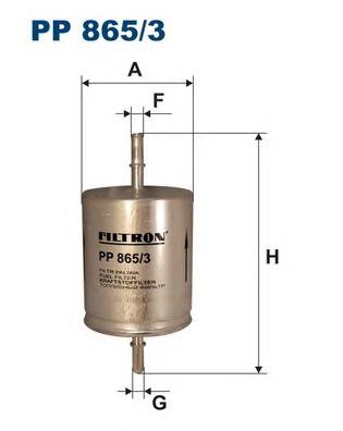 Топливный фильтр PP8653 Filtron