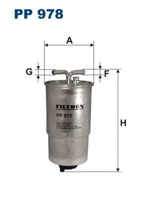 PP978 Filtron filtro de combustível