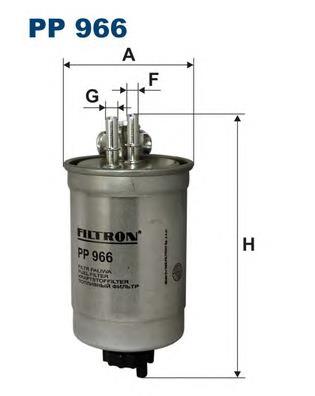 PP966 Filtron filtro de combustível