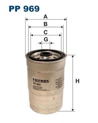 Топливный фильтр PP969 Filtron