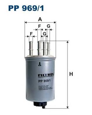 PP9691 Filtron filtro de combustível