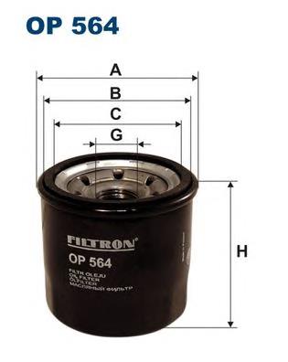 OP564 Filtron Масляный фильтр двигателя