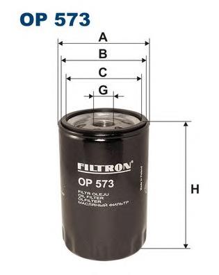 OP573 Filtron filtro de óleo