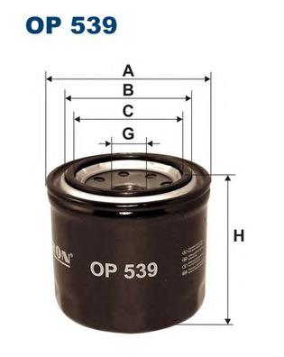 OP539 Filtron filtro de óleo