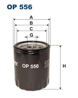 OP556 Filtron filtro de óleo
