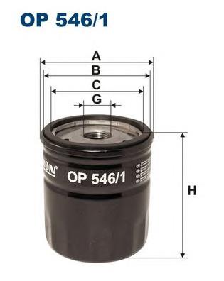 OP5461 Filtron filtro de óleo