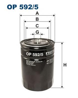 OP5925 Filtron filtro de óleo