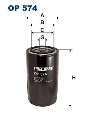 OP574 Filtron filtro de óleo