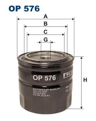 OP576 Filtron filtro de óleo