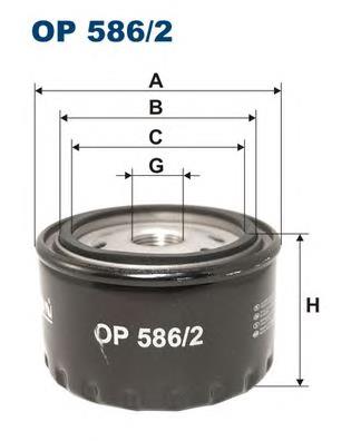 OP5862 Filtron filtro de óleo