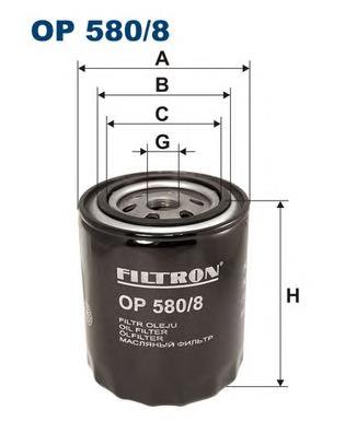 OP5808 Filtron filtro de óleo