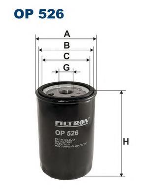 OP526 Filtron filtro de óleo