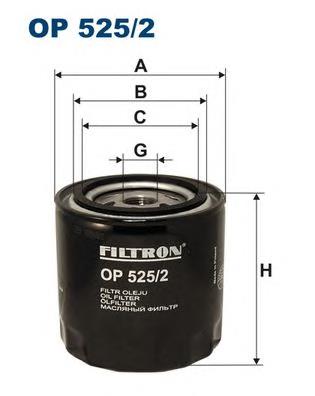 OP5252 Filtron filtro de óleo