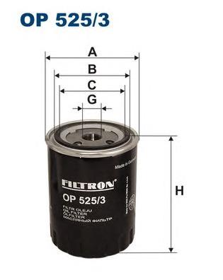 OP5253 Filtron filtro de óleo
