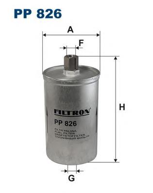 PP826 Filtron filtro de combustível