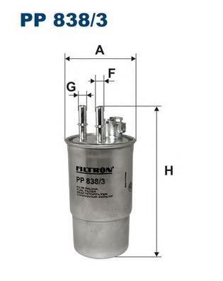 PP8383 Filtron filtro de combustível
