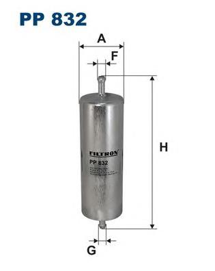 PP832 Filtron filtro de combustível
