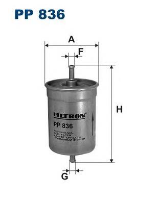 PP836 Filtron filtro de combustível