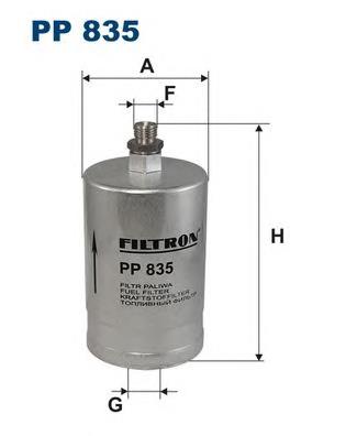 PP835 Filtron filtro de combustível