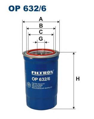 OP6326 Filtron filtro de óleo