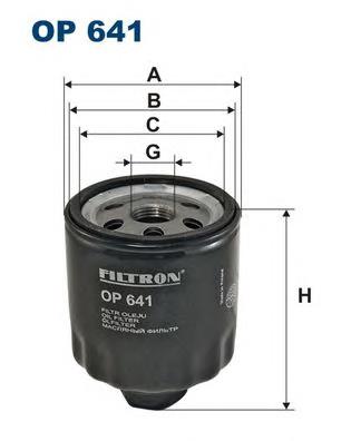 OP641 Filtron filtro de óleo