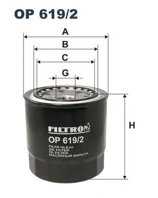OP6192 Filtron filtro de óleo
