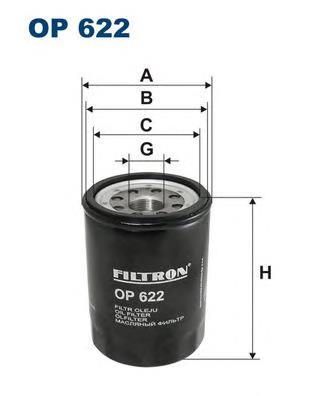 OP622 Filtron filtro de óleo