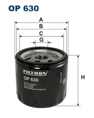 OP630 Filtron filtro de óleo
