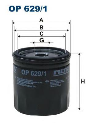 OP6291 Filtron filtro de óleo