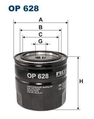 OP628 Filtron filtro de óleo