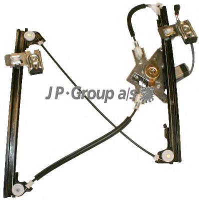 1188102370 JP Group mecanismo de acionamento de vidro da porta dianteira esquerda