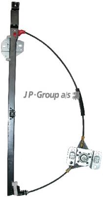 1188102770 JP Group mecanismo de acionamento de vidro da porta dianteira esquerda