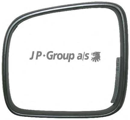 Placa sobreposta (tampa) do espelho de retrovisão esquerdo 1189450470 JP Group