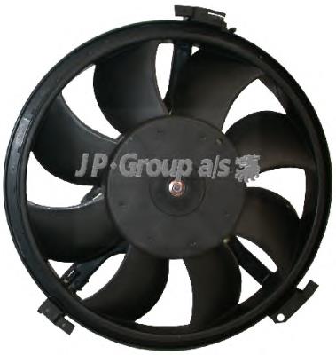1199105100 JP Group ventilador elétrico de esfriamento montado (motor + roda de aletas)