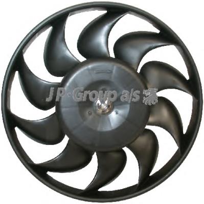 1199102700 JP Group ventilador elétrico de esfriamento montado (motor + roda de aletas)