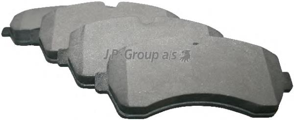 1163601810 JP Group sapatas do freio dianteiras de disco
